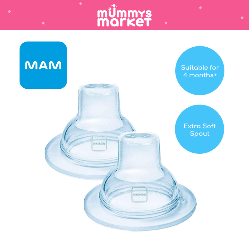 MAM Baby Bottle Extra Soft Sprout 4+ months - 2pcs (B208)